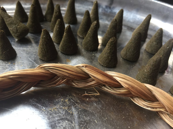 Sweetgrass & Tobacco Smudge Cones